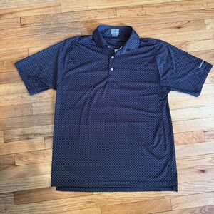 Fenic Men’s Large Golf Polo Shirt with Subtle Texture